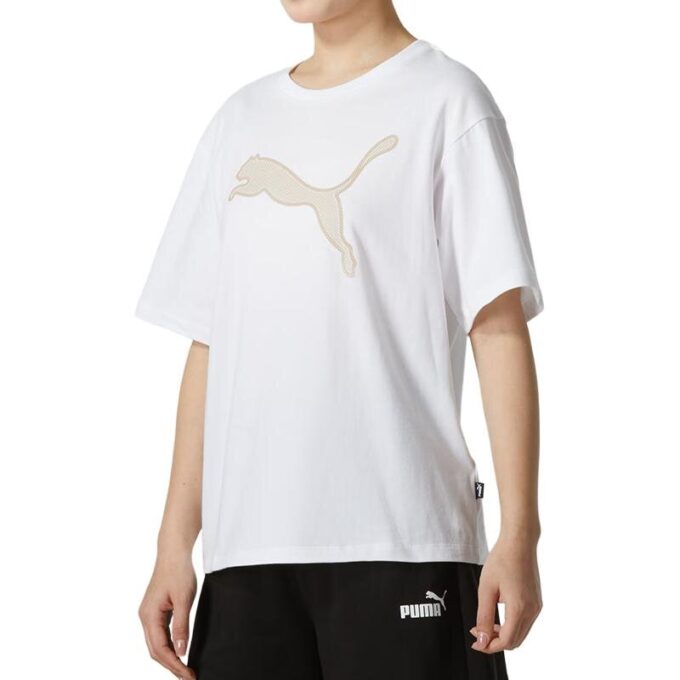 (WMNS) Graphic Sport T-Shirt “White Beige”