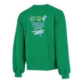(WMNS) Graphic Sweatshirt “Green”