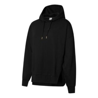(WMNS) Her Solid Color Sports Drawstring Hoodie Black