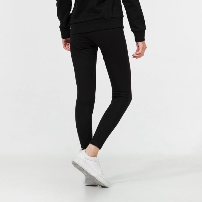 (WMNS) Holiday Leggings Logo Sports Training gym pants Black