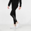(WMNS) Holiday Leggings Logo Sports Training gym pants Black
