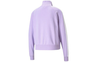 (WMNS) Iconic T7 Embroidery Logo Stand-up Collar Jacket Purple