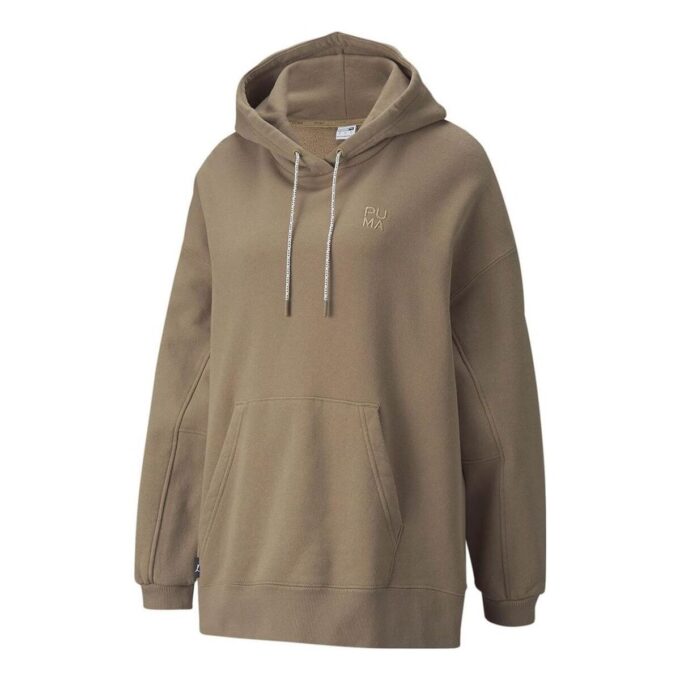 (WMNS) Infuse Pullover Hoodie “Brown”