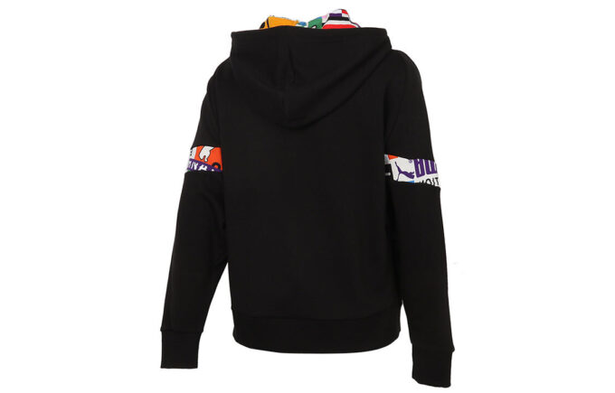 (WMNS) International Hoodie “Black White”
