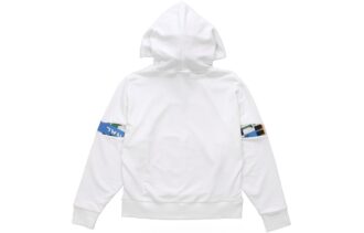 (WMNS) International Hoodie “White Black”