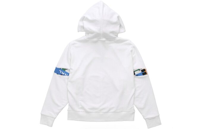 (WMNS) International Hoodie “White Black”