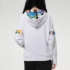(WMNS) International Hoodie “White Black”
