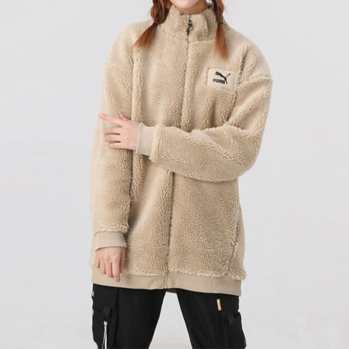 (WMNS) Interstellar Teddy Jacket “Beige”