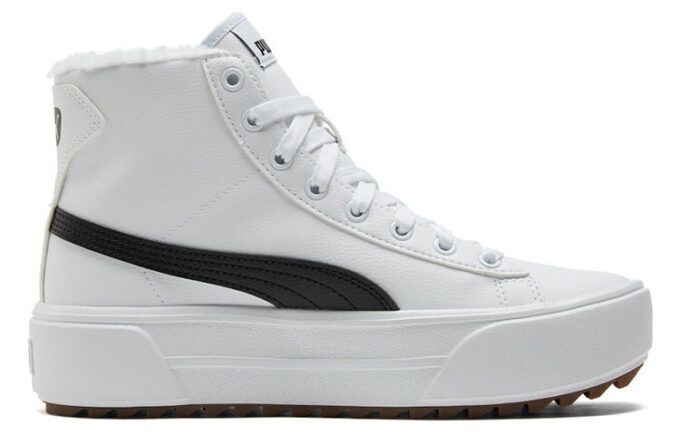 (WMNS) Kaia Mid “Fur – White Black”