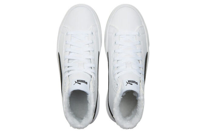 (WMNS) Kaia Mid “Fur – White Black”