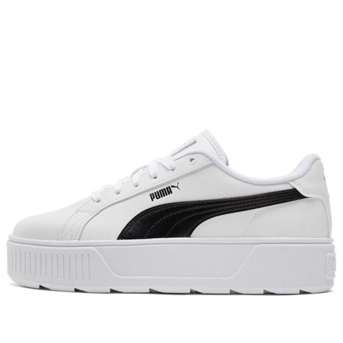 (WMNS) Karmen Leather “White Black”