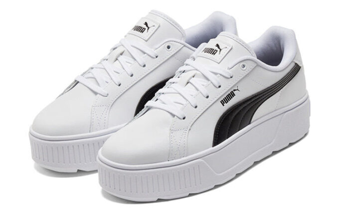 (WMNS) Karmen Leather “White Black”