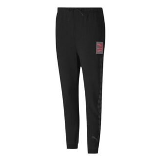(WMNS) Knitting Sports Trousers Black/Red