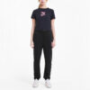 (WMNS) Knitting Sports Trousers Black/Red