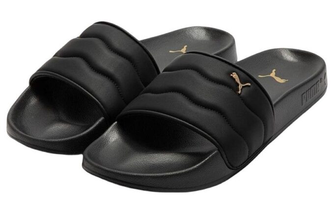 (WMNS) Lead Cat 2.0 Puffy “Black Metallic Gold”