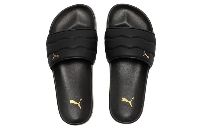 (WMNS) Lead Cat 2.0 Puffy “Black Metallic Gold”