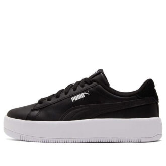 (WMNS) Lily Platform Board Shoes Black/White