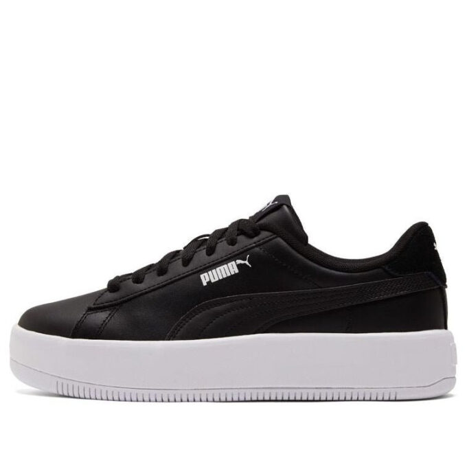 (WMNS) Lily Platform Board Shoes Black/White