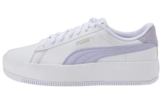 (WMNS) Lily Platform Laced “White Purple Heather”
