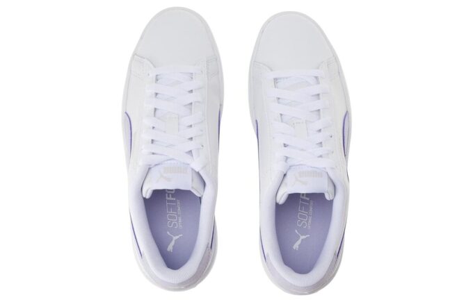 (WMNS) Lily Platform Laced “White Purple Heather”