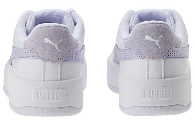 (WMNS) Lily Platform Laced “White Purple Heather”