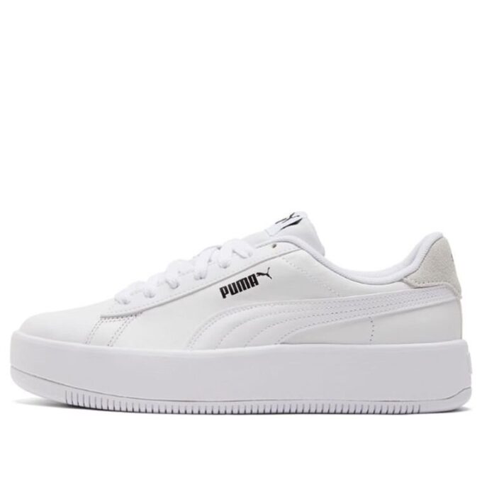 (WMNS) Lily Platform Leather “White”