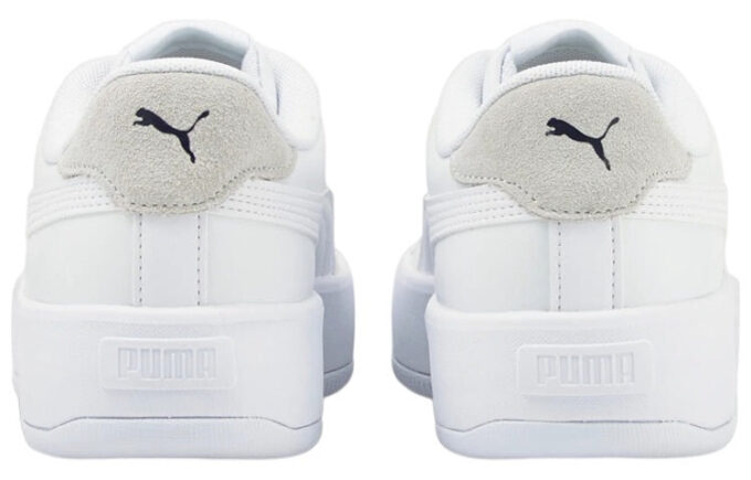 (WMNS) Lily Platform Leather “White”