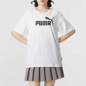 (WMNS) Logo Graphic T-Shirt “White Black”