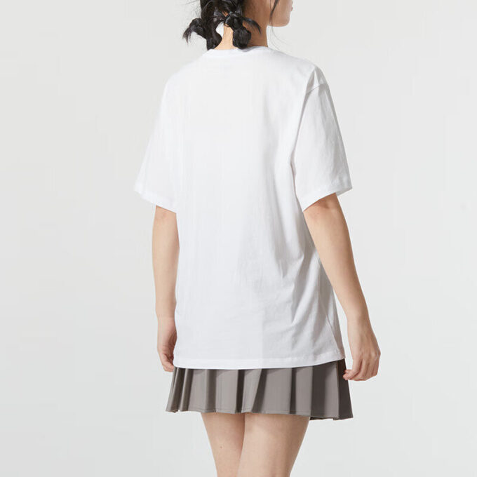 (WMNS) Logo Graphic T-Shirt “White Black”