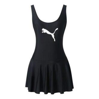 (WMNS) Logo One-Piece Swimsuit “Black” (WMNS) Logo One-Piece Swimsuit “Black”