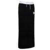 (WMNS) Logo Printing Half Body Long Skirt Black