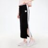 (WMNS) Logo Printing Half Body Long Skirt Black