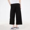 (WMNS) Logo Printing Knitting Casual Pants Black