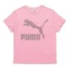 (WMNS) Logo Printing Round-neck Tee Pink