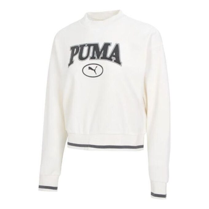 (WMNS) Logo Sweatshirt “White Black”
