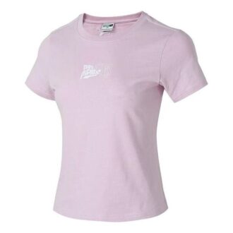 (WMNS) Logo T-Shirt “Pink”