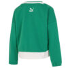 (WMNS) Logo V neck Sweatshirt “Green”