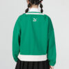 (WMNS) Logo V neck Sweatshirt “Green”