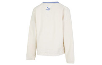 (WMNS) Logo V neck Sweatshirt “White”