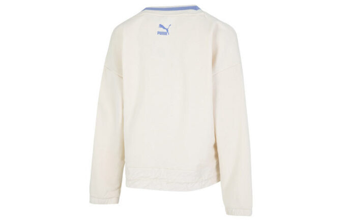 (WMNS) Logo V neck Sweatshirt “White”