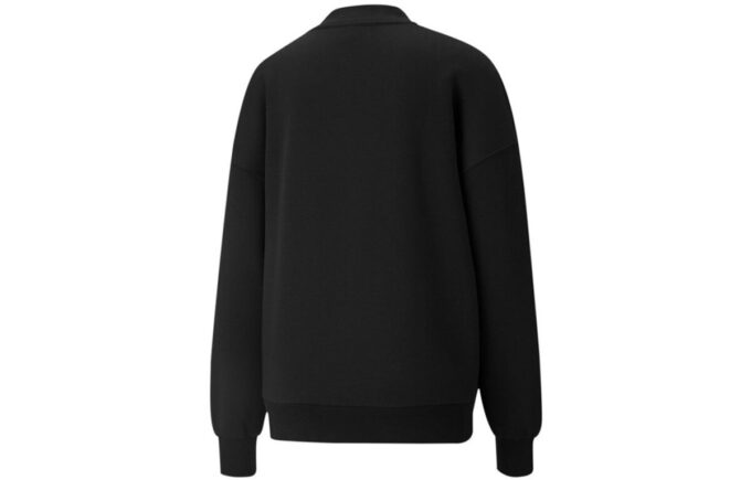 (WMNS) Logo Wellness Club Crewneck Sweatshirt “Black”