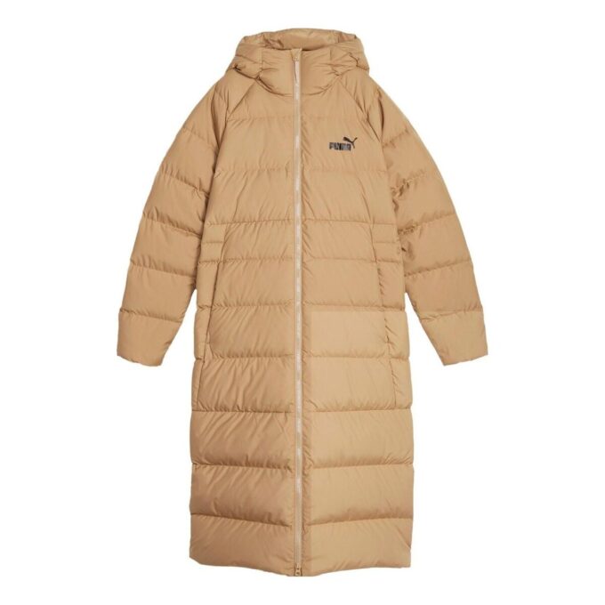 (WMNS) Long Hooded Down Coat “Beige”