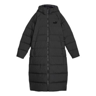 (WMNS) Long Hooded Down Coat “Black” (WMNS) Long Hooded Down Coat “Black”