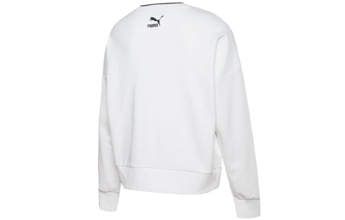 (WMNS) Long Sleeve Sweater “White Black”