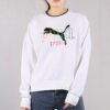 (WMNS) Long Sleeve Sweater “White Black”