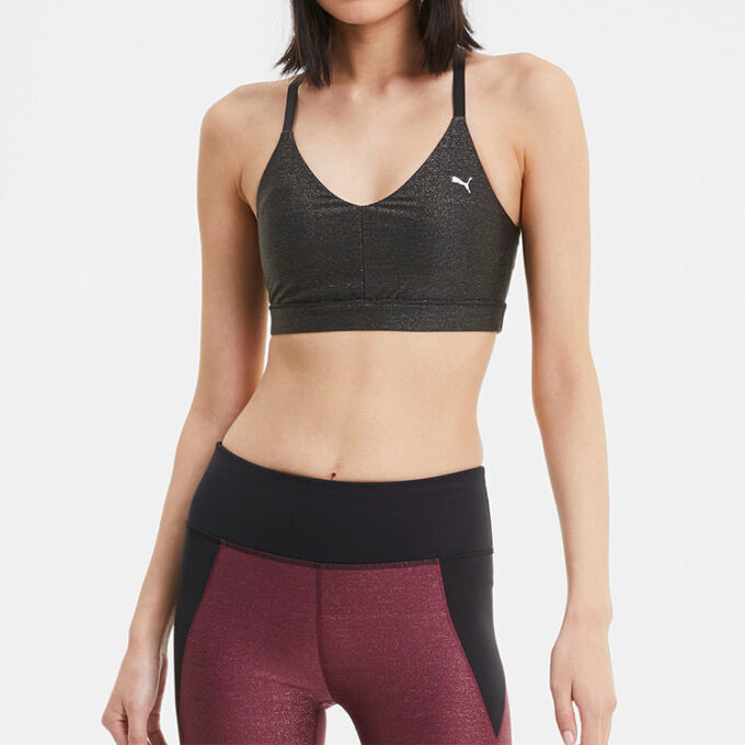 (WMNS) LOW IMPACT STRAPPY Training Bra “Black”