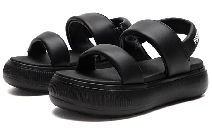 (WMNS) Mayu Puffy Slides “Black”