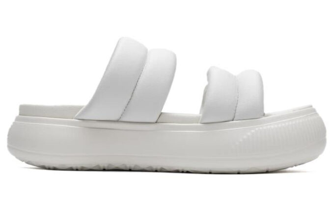 (WMNS) Mayu Puffy Slides “Warm White”
