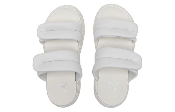 (WMNS) Mayu Puffy Slides “Warm White”