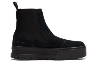 (WMNS) Mayze Chelsea Suede “Triple Black”